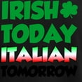 thumbnail image 3 of CafePress - Irish Today Italian Tomorrow Women's Dark Pajamas - Women's Short Sleeve Print T-Shirt and Pants Dark Cotton Pajama Set, 3 of 7