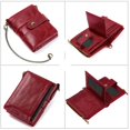 thumbnail image 3 of Womens Purse Leather Wallet RFID Blocking Ladies Purses with with Coin Pocket 16 Card Holder (Red), 3 of 7