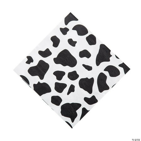 Cow Print Luncheon Napkins - 16 Pieces