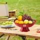 thumbnail image 5 of Platos de plástico para fruta de 9,84 pulgadas con base desmontable | Bandeja multiusos para aperitivos | Platos para servir verduras, dulces y aperitivos en cocinas y fiestas, 5 of 5