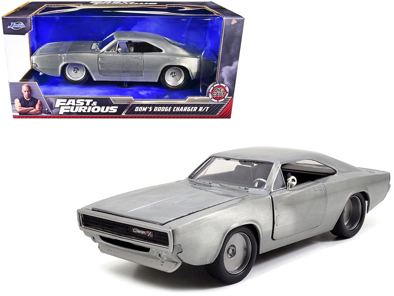 Dom's 1970 Dodge Charger R/T Toy Racing Car, Fast & Furious