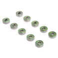 thumbnail image 4 of LOVIVER Ensemble de 10 Roulements de Roulement en Métal pour Planche à Roulettes Longboard - Vert, 4 of 8