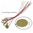 thumbnail image 3 of 15Pcs 20mm Piezo Discs Transducer Contact Microphone Trigger Sound Sensor with 9.8in Wires, 3 of 7