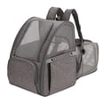 thumbnail image 3 of transportista de viaje,Pet Carrier Backpack Dog Travel Carrier Case,Expansible Perros Pequeños Gatos Suave,Transportín ajustable para perros medianos y chihuahua,Soporte de bolso de conejo en jinwen transportista de viaje, 3 of 6