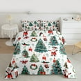 thumbnail image 2 of jejeloiu Cute Santa Claus Full Size Comforter Sets,Happy New Year Bedding Comforter Set,Christmas Tree Gifts Bedding Sets For Children,Super Cozy Room Decor Reversible,3pcs, 2 of 8