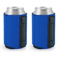 thumbnail image 1 of Blank Magnetic Collapsible Can Coolie (2 Pack Royal Blue), 1 of 6