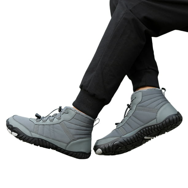 Botas Tobillo Minimalistas Nieve Descalzas Antideslizantes Ligeras para Hombres Y Mujeres