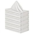 thumbnail image 1 of Xiao Hua Servilletas de poliéster, 43 x 43 cm, lavables, para restaurantes, bodas y festividades, paquete de 10, color blanco, 1 of 4