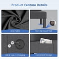 thumbnail image 3 of 41" Mini Couch with USB Charging Port for Bedroom, Mini Futon, Armless Couches Loveseat for Small Spaces Living Room, Seating for Apartment, Office, Dorm, Office, Classroom Furniture, 3 of 7