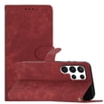 thumbnail image 4 of Allytechgroup Wallet Phone Case for Samsung Galaxy S20 Ultra with Credit Card Slot, PU Leather Slim Lightweight Flip Case with Lanyard Shockproof Protective Bumper for Women Girls, Winered, 4 of 10