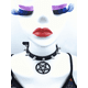 thumbnail image 4 of Collar de estilo hip-hop con personalidad punk europea y americana, tendencia de moda, collar de clavícula de cinco estrellas, collar de oker, collar de joyería, 4 of 6