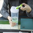 thumbnail image 3 of 650ml 3 Layers Protein Powder Shake Cup Large Capacity Water Bottle Plastic Mixing Cups sport Body-Building Exercise Drinkware, 3 of 4