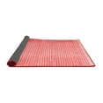 thumbnail image 2 of Ahgly Company Indoor Round Abstract Red Modern Area Rugs, 4' Round, 2 of 4