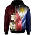 thumbnail image 3 of Sudadera con capucha con estampado 3D tribal de Lapu Lapu Sun, tatuaje polinesio de Filipinas, para hombres y niños, 3 of 5