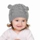 thumbnail image 2 of Baby Hat and Mittens Baby Girl Boy Beanie Hat Set Knitted Winter DXGHC, 2 of 5