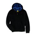 thumbnail image 1 of Aeropostale - Sudadera con capucha para hombre, forro polar FZ, color negro, extragrande Aeropostale  Sudadera, 1 of 1