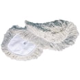 thumbnail image 2 of Genuine Joe Dust Mop Head Refill 60" Width x 5" Depth - Yarn, Cotton, Synthetic - White, 2 of 2