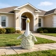 thumbnail image 6 of PONPRNGY Spring Porch Goose Outfit for Cement Statue Goose Shirt Costume for Summer Outdoor Yard Lawn Patio Decor, 6 of 6