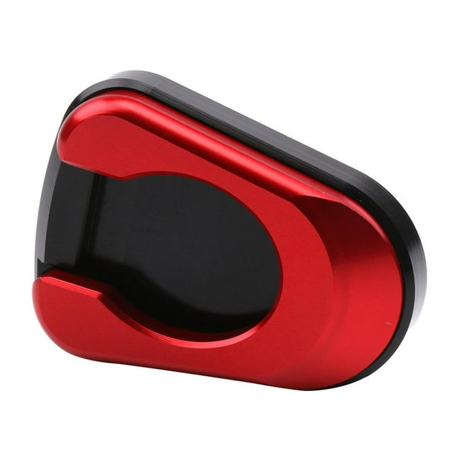 Almohadilla de soporte lateral agrandada de aluminio CNC para rojo