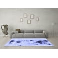 thumbnail image 3 of Ahgly Company Indoor Rectangle Abstract Blue Modern Area Rugs, 2' x 3', 3 of 4