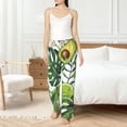 thumbnail image 6 of Lsque Watercolor Green Tropical Print Women's Pajama Pants, Lounge Pant - Comfortable Home Wear,Elastic Waistband, Stylish Design-X-Large, 6 of 9