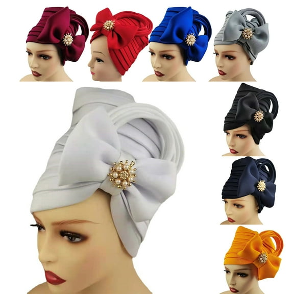 Limei Popular Turban Hat Bow for Festival Adjustable