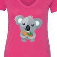 thumbnail image 4 of Inktastic Cute Koala Bear Women's V-Neck T-Shirt, 4 of 5