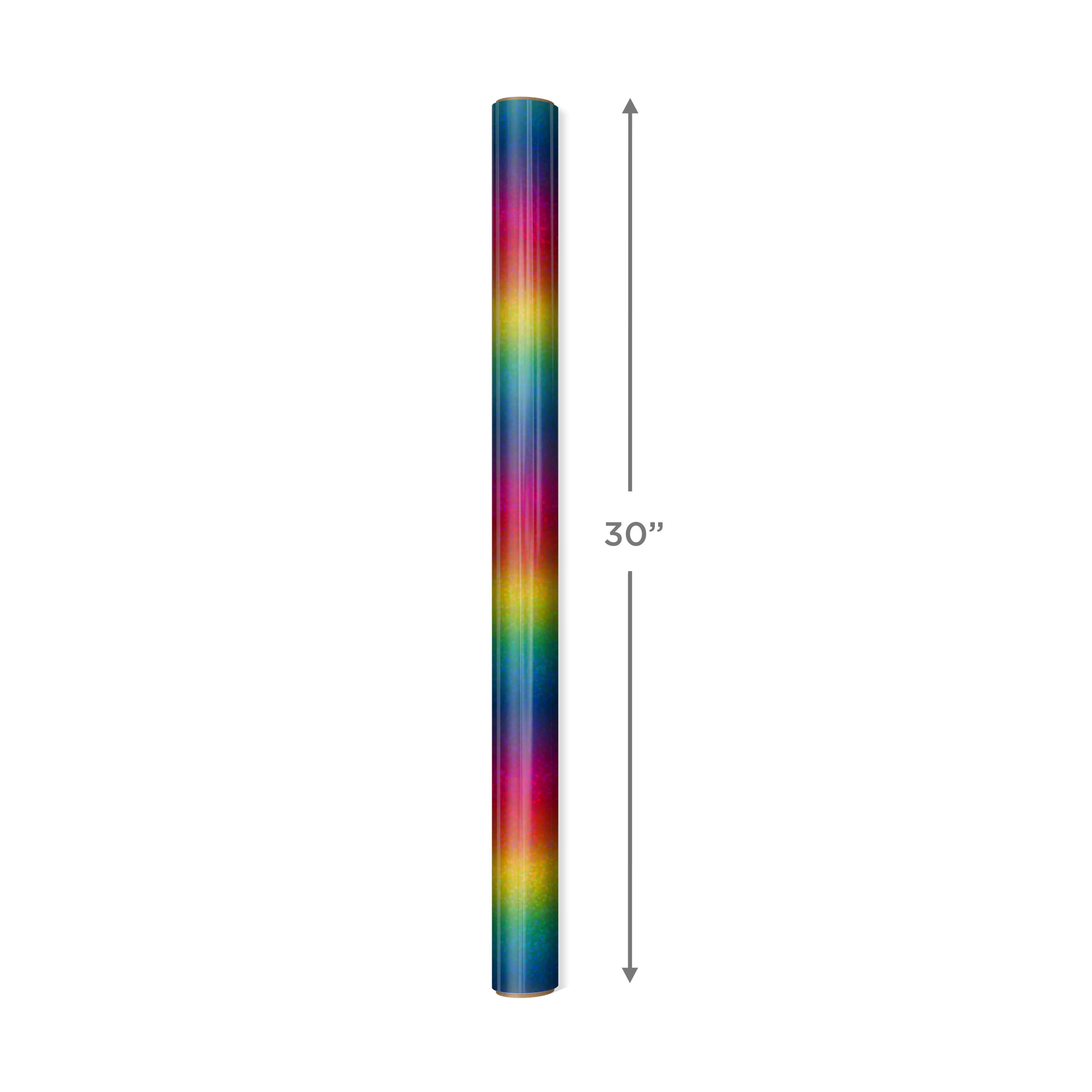 Hallmark Wrapping Paper Roll (Ombré Rainbow) 17.5 sq. ft.