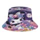 thumbnail image 1 of Kuromi Sombrero bucket para adultos, gorra de protección solar, sombrero de pescador plegable para viajes al aire libre, pesca y actividades de verano, 1 of 6