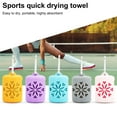 thumbnail image 7 of Pebbuoy Microfiber Quick-Dry Towel with Silicone Case Hook Loop Clips Breathable Cooling Shower Bath Towel for Running Gym Beach Sports Travel Camping, 7 of 7