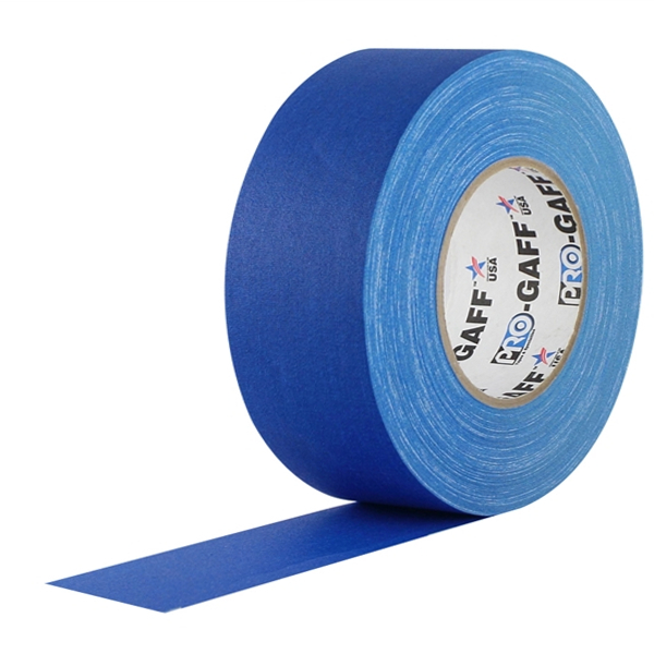 Pro Gaff Electric Blue Gaffers Tape 3" X 55 Yard Roll (Pack Of 16)