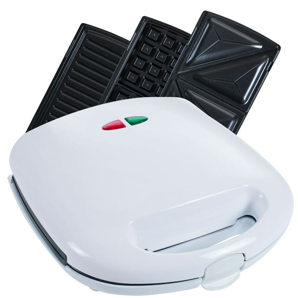 3-in-1 Panini Press (Nonstick Grill, Waffle Maker and Gourmet Sandwich  Maker) By Chef Buddy