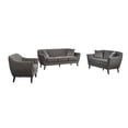 thumbnail image 2 of Topline Home Furnishings Loveseat with 2 Pillows, Blue Velvet, 2 of 4