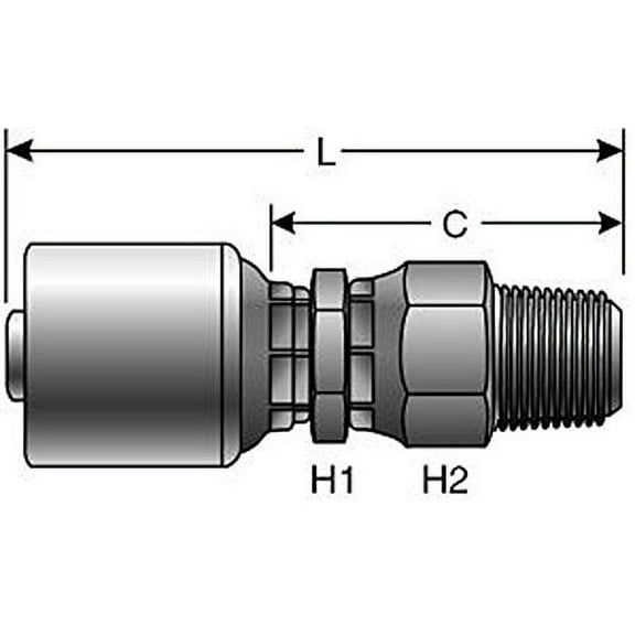 Gates BELTS & HOSES - 12G-8MPX