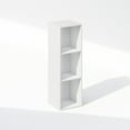 thumbnail image 1 of Furinno Reed 3-Tier Multipurpose Clothing & Closet Storage Organizer Shelf, 10-Inch Width, White, 1 of 1