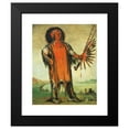 thumbnail image 2 of George Catlin 12x14 Black Modern Framed Museum Art Print Titled - Ha-Na-Ta-Nu-Mauk, Wolf Chief, Head Chief of the Tribe (1832), 2 of 5
