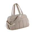 thumbnail image 4 of Bolsa de gimnasio para mujer, ideal para artículos de aseo, práctica y moderna bolsa de viaje para actividades al aire libre. Gris, 4 of 8