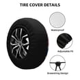 thumbnail image 2 of Vsdgher Colorful Donut for Spare Tire Cover, Tire Wheel Protector Wheel Cover Fit for Truck,Trailer,RV,SUV,Camper and Most Vehicle-16 inch, 2 of 6