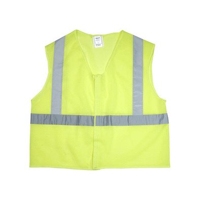 

Mutual Industries 20025-0-106 ANSI Class 2 Non Durable Flame Retardant Vest Mesh Lime 3xlarge