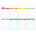 thumbnail image 1 of Feltree Magnetic Monthly Schedule Customized Refrigerator Sticker Erasable Schedule Message Board Soft Whiteboard Pet Writing Board, 1 of 7
