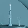 thumbnail image 1 of Mistaha Teeth Cleaning Kit - Electric Toothbrush with 2 Toothbrush Head and 5 Working Modes, IPX6 Waterproof Stereo Wave Wireless Rechargeable Toothbrush, Safe to Use (Green), 1 of 8