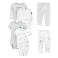 thumbnail image 1 of Set de ropa unisex Simple Joys by Carter's de 6 piezas para niños de 0 a 3 meses, 1 of 3