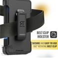 thumbnail image 5 of Rome Tech Funda para iPhone 16 Plus con Clip para Cinturón y Soporte, Carcasa Protectora de Doble Capa a Prueba de Golpes, Color Negro y Azul, 5 of 5
