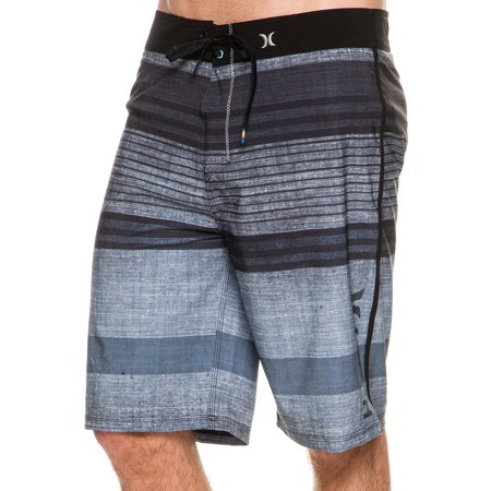 Hurley - Hurley NEW Gray Mens Size 33 Phantom Striped Front-Tie Board ...