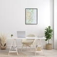 thumbnail image 2 of Stupell Industries Chatham Harbor Traditional Nautical Map Grey Blue Vintage Painting Black Framed Art Print Wall Art, 24 x 30, Design by Daphne Polselli, 2 of 7