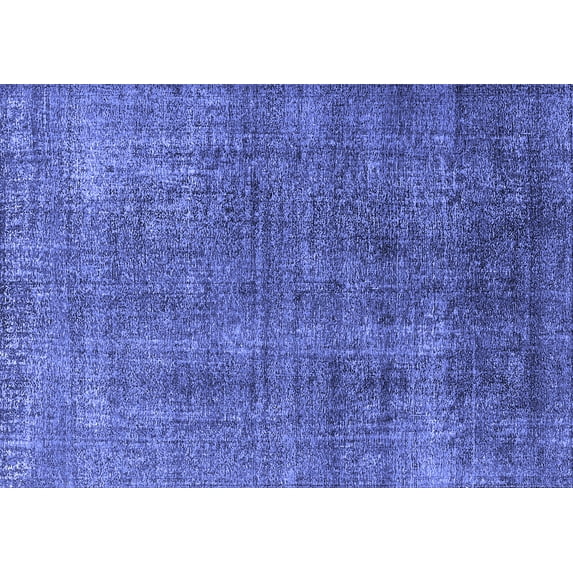 Ahgly Company Indoor Rectangle Oriental Blue Industrial Area Rugs, 3' x 5'