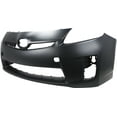 thumbnail image 5 of CAPA For 10-11 Prius Front Bumper Cover w/Halogen Headlamps TO1000359 5211947917, 5 of 5