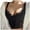 Black, variant on Women Lightly Padded Solid Bra Body Shaping Casual Vest Bra for Back Support and Enhanced L White