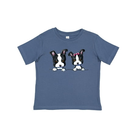 

Inktastic Boston Terriers (Dark Apparel) Gift Toddler Boy or Toddler Girl T-Shirt
