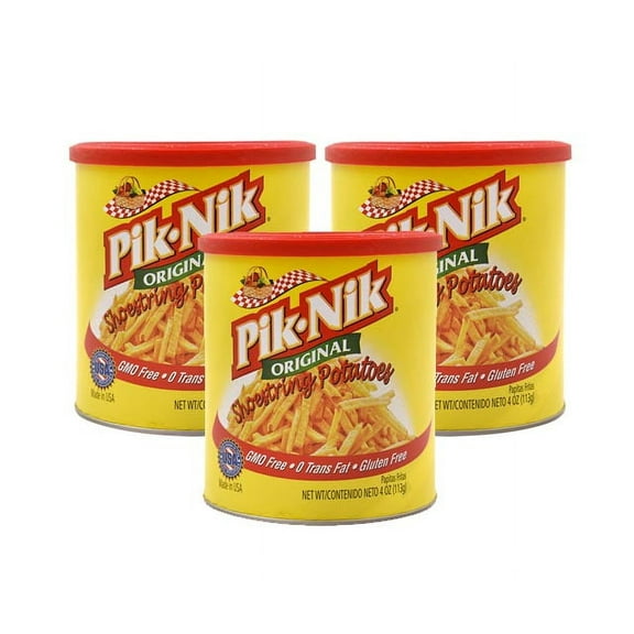 Pik-Nik Original Shoestring Potatoes 4 oz. ( Pack of 3 )